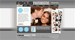 Desktop Screenshot of focusphotobooths.com