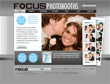 Tablet Screenshot of focusphotobooths.com